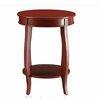 Homeroots 24 x 18 x 18 in. Aberta Side Table Red 286289